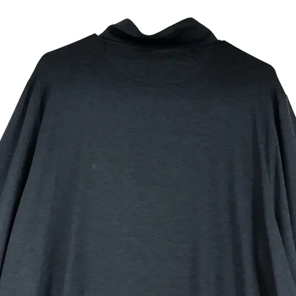 Criquet Men Size XXL Feather Performance Pullover Sweater Quarter Zip Golf Gray